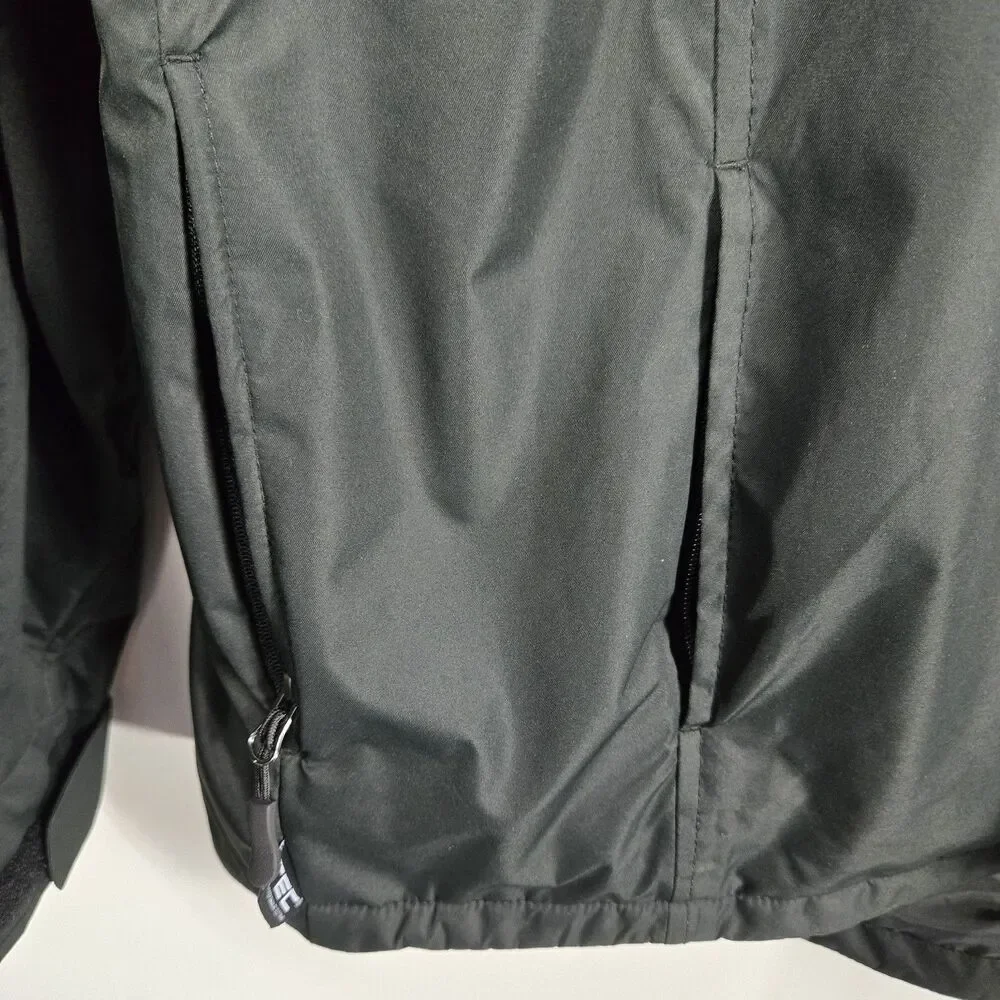 Scottevest Men's Size XXL Black Jacket Coat TEC Removable Hood Sleeves GUC